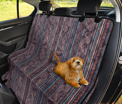 Persian Print Car Back Seat Pet Cover