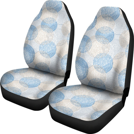 Abstract Circles Car Seat Covers