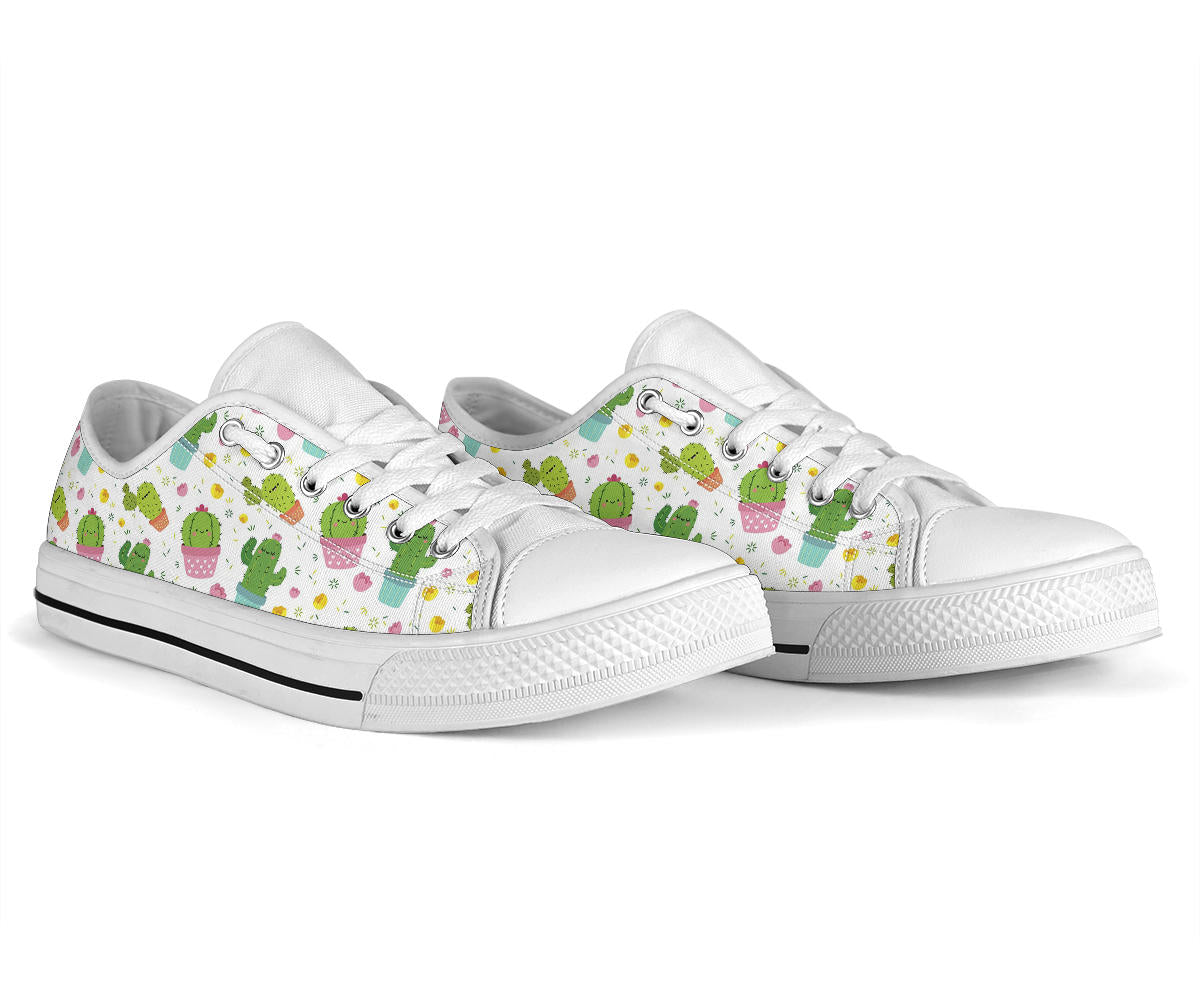Kawaii Cactus Low Top Shoes – product image 2