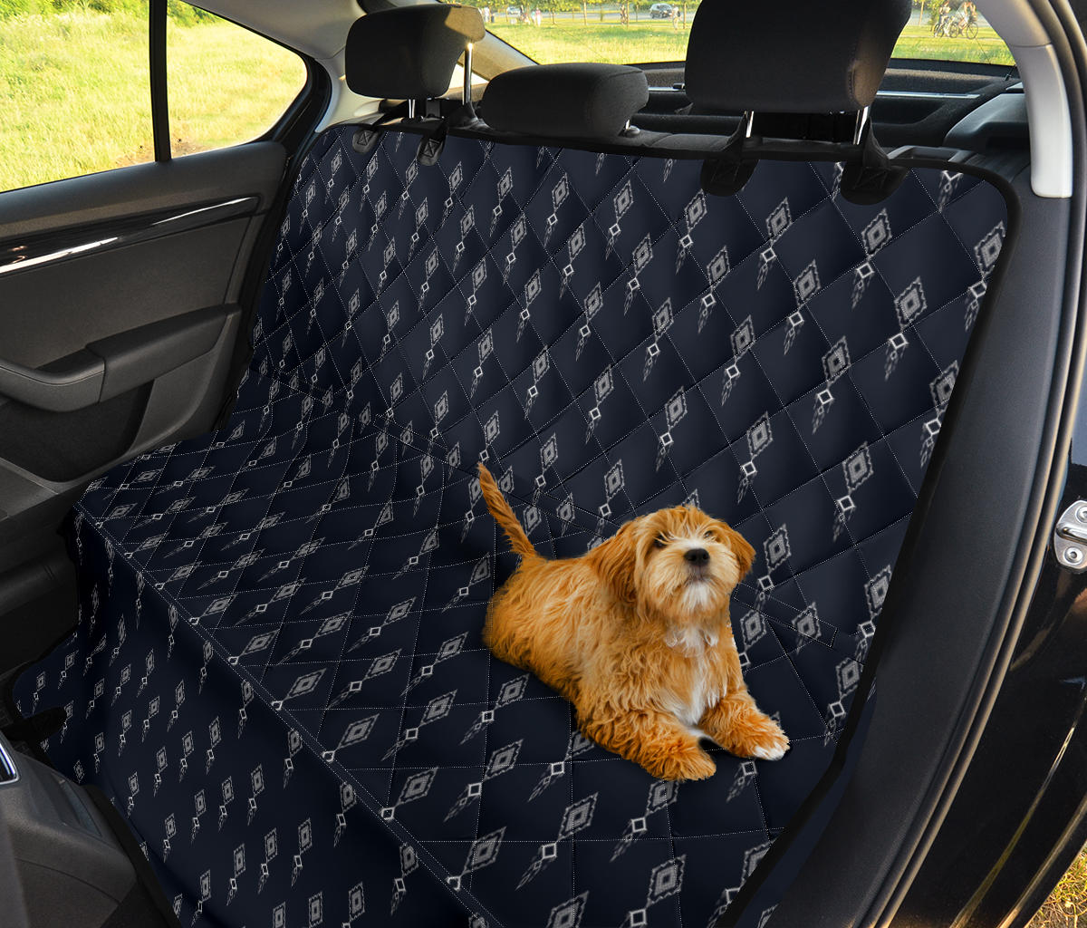 Classy Pattern Car Back Seat Pet Cover
