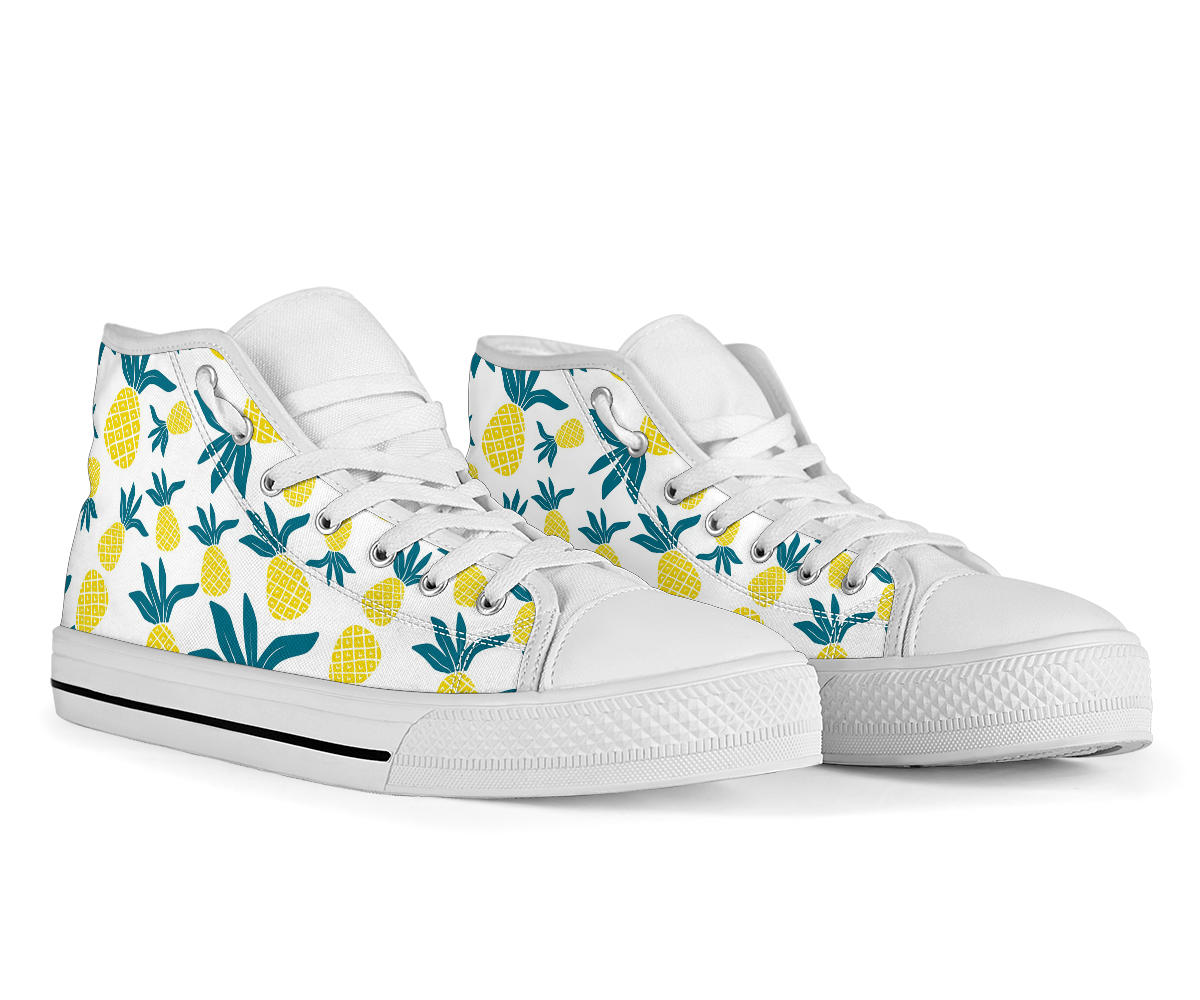 Yellow Pineapple High Top Shoes – product image 2