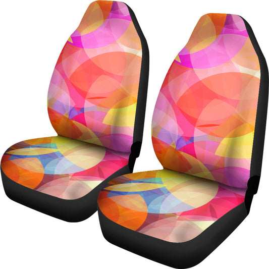 Colorful Abstract Car Seat Covers