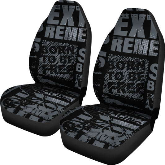 Dark Grey X Games Car Seat Covers