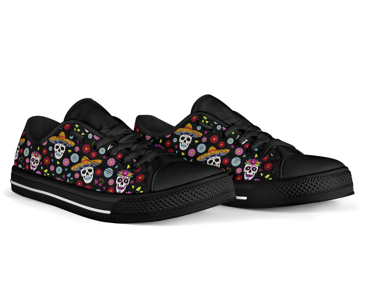 Sugarskull Shoes Black Sole