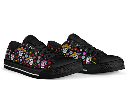 Sugarskull Shoes Black Sole