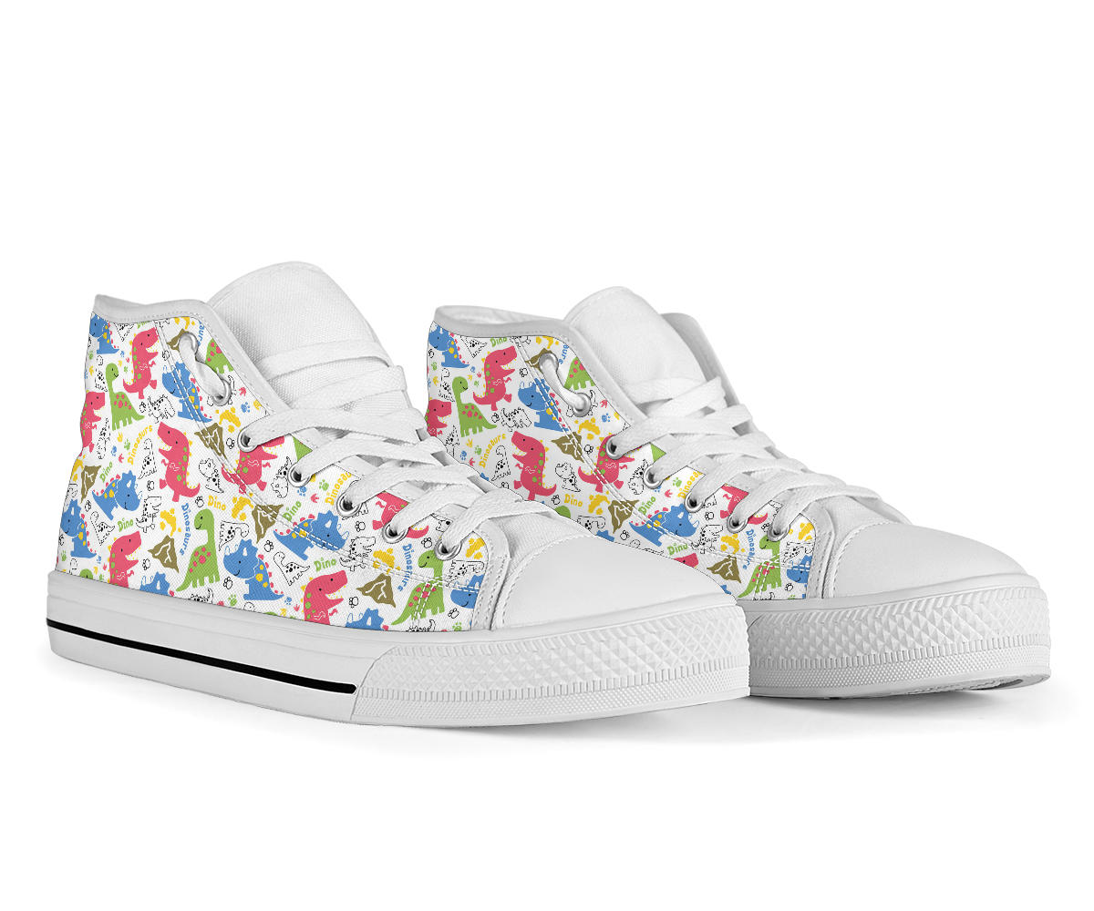 Colorful Dinosaurs Shoes