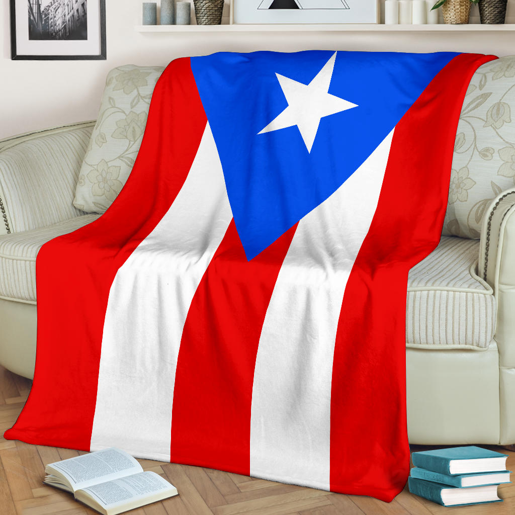 Puerto Rican Flag Blanket
