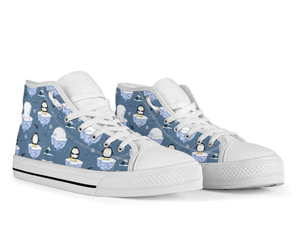 Pole Bear & Penguin High Top Shoes – product image 2
