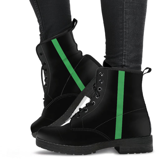 Green Stripe Boot