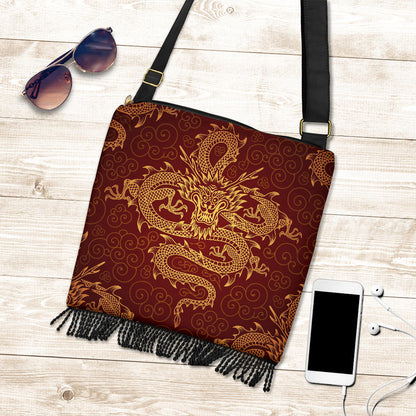 Red Draggon Crossbody Bag