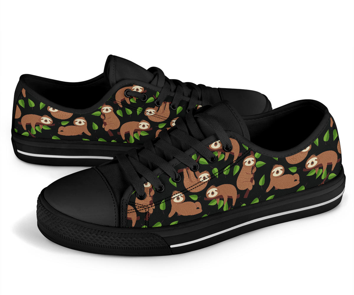 Sloth Casual Shoes Black Sole