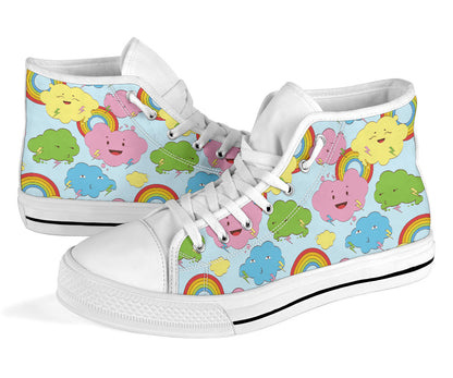 Kawaii Cute Clouds High Top Shoes – product image 3
