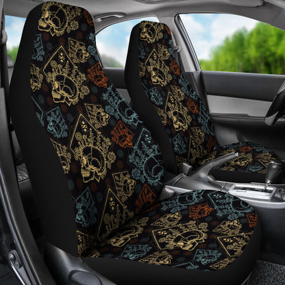 Skull Pattern Car Seat Covers