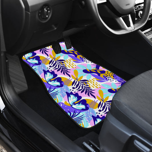 Colorful Floral Car Floor Mats