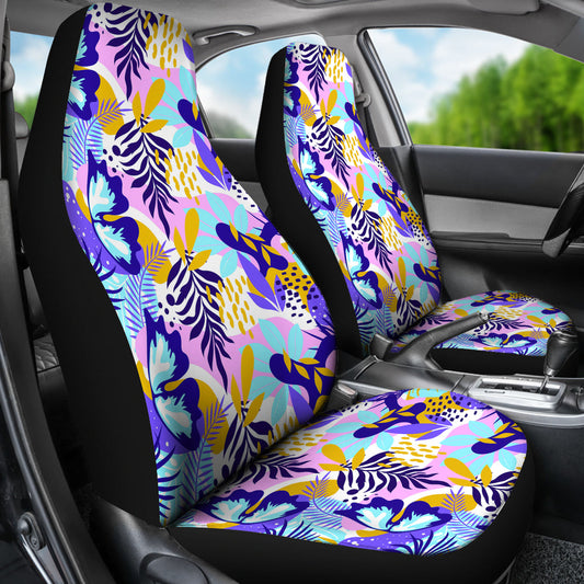 Colorful Floral Car Seat Covers