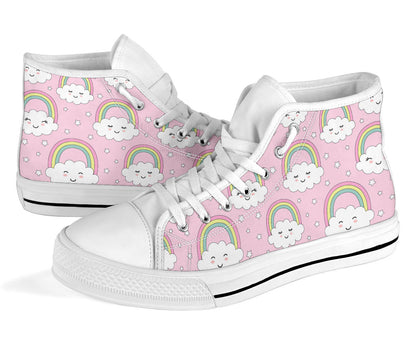 Pink Rainbow High Top Shoes – product image 3