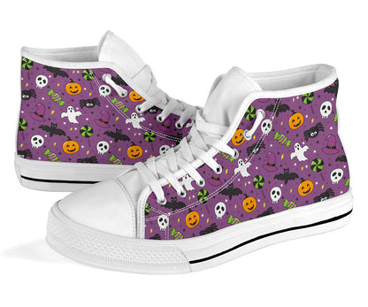 Happy Halloween Candy High Top Shoes – product image 3