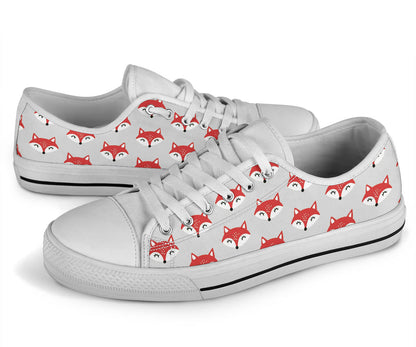 Fox Pattern Low Top Shoes – product image 3