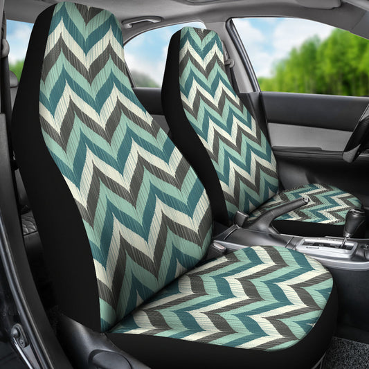 Curvy Zig Zag Car Seat Covers