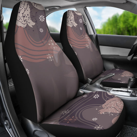 Abstract Floral Car Seat Covers