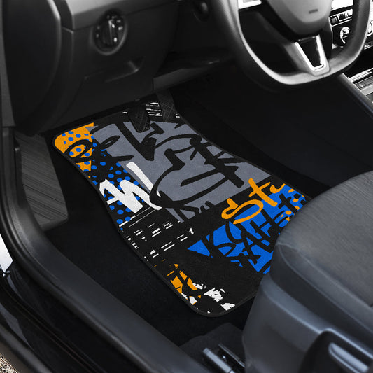 Urban Graffiti Car Floor Mats