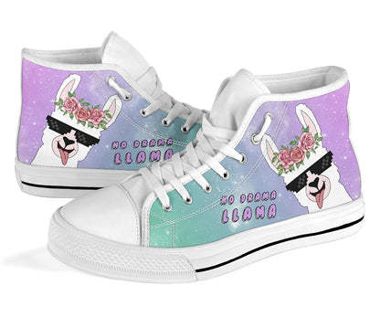 No Drama Llama High Top Shoes – product image 3