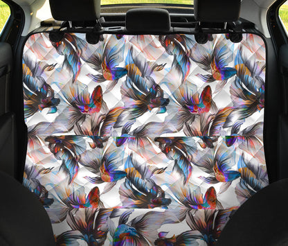 Colorful Fish Car Back Seat Pet Cover