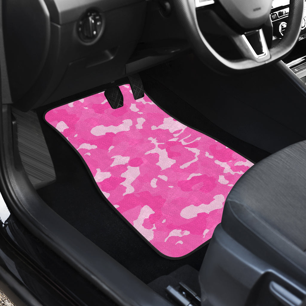Pink Camouflage Floor Mats