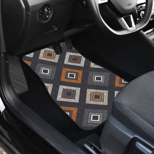 Retro Blocks Car Floor Mats