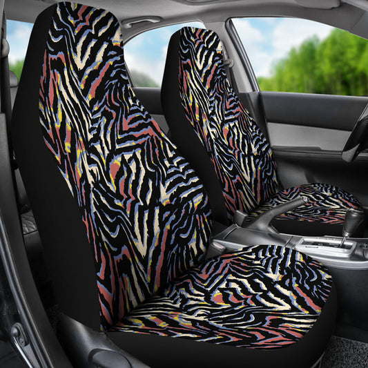 Colorful Animal Print Car Seat Covers