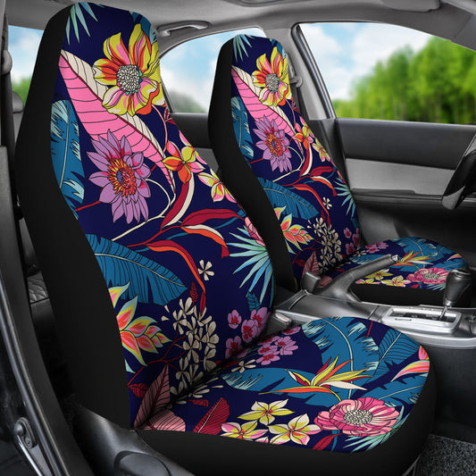 Colorful Flowers Car Seat Covers