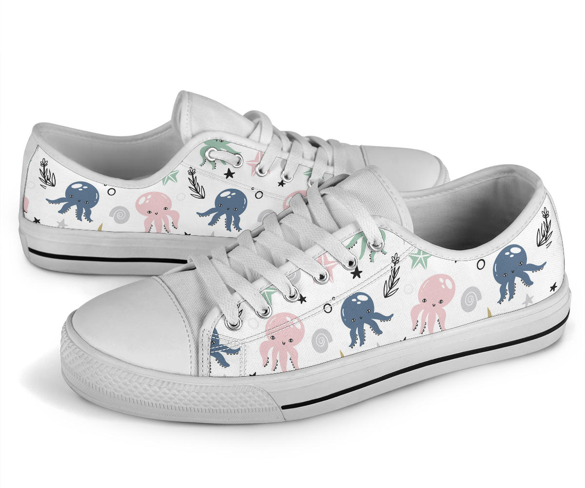 White Octopus Low Top Shoes – product image 3