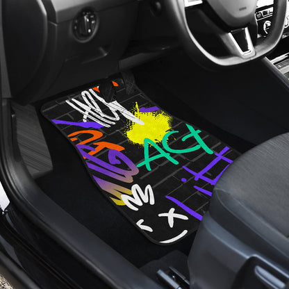 Colorful Graffiti Car Floor Mats