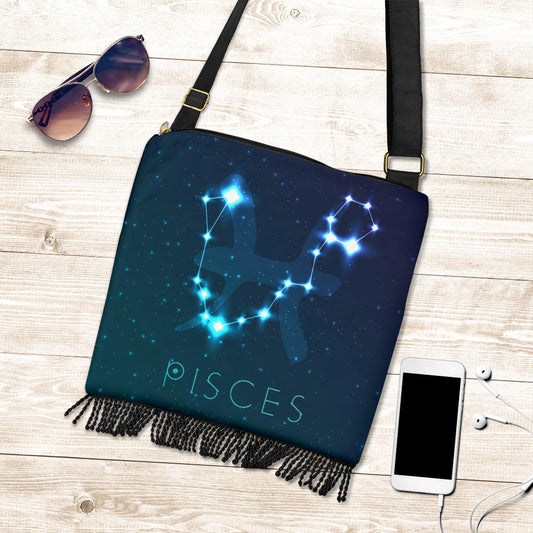 Pisces Zodiac Crossbody Bag