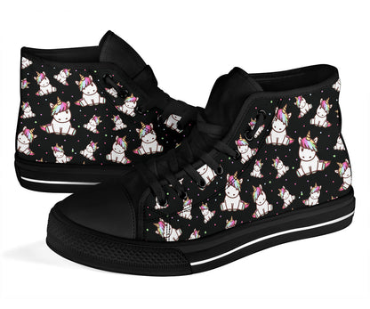 Cute Unicorn High Top Shoes – product image 3