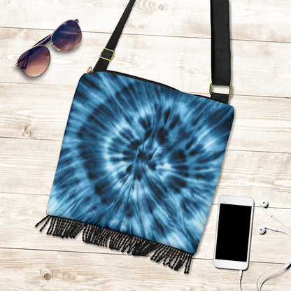 Blue Tie Dye Crossbody Bag