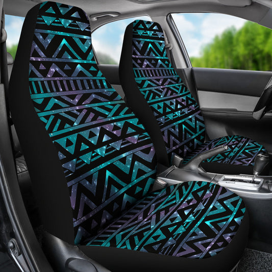 Black Tribal Car Seat Covers