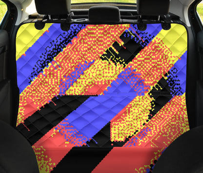Colorful Abstract  Car Back Seat Pet Cover