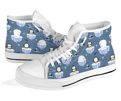 Pole Bear & Penguin High Top Shoes – product image 3