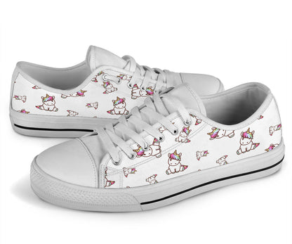 Cute Unicorn Low Top Shoes – product image 3