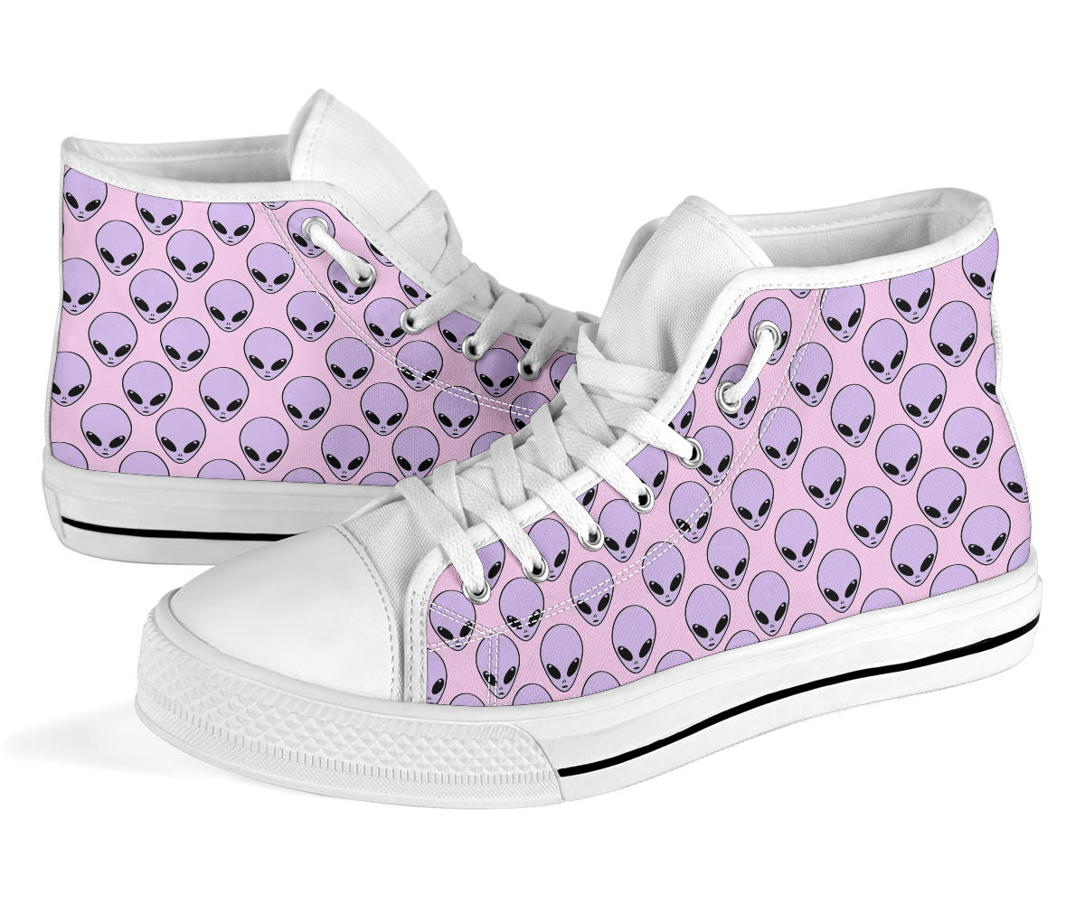 Purple Alien High Top Shoes – product image 3