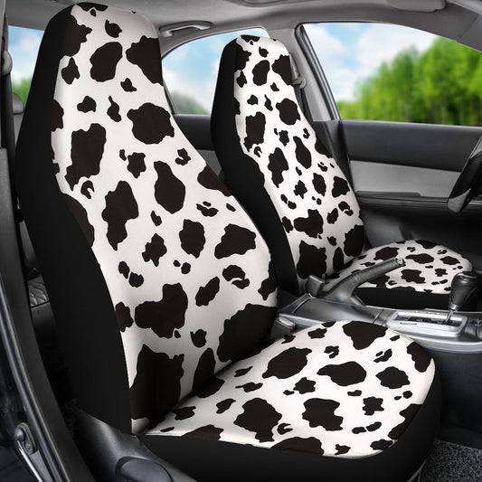 Cow Print Car Seat Covers