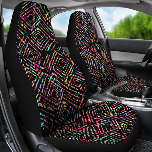 Colorful Abstract Car Seat Covers