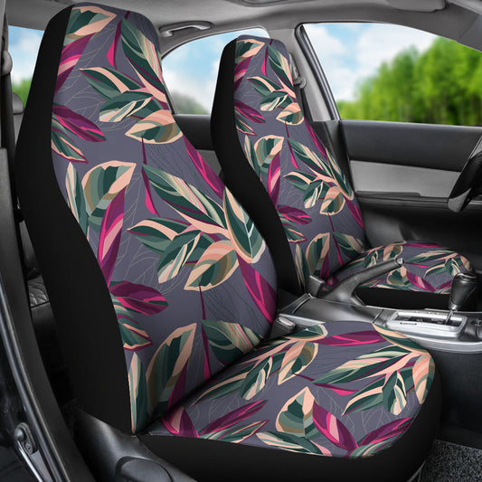 Floral Leaves Car Seat Covers