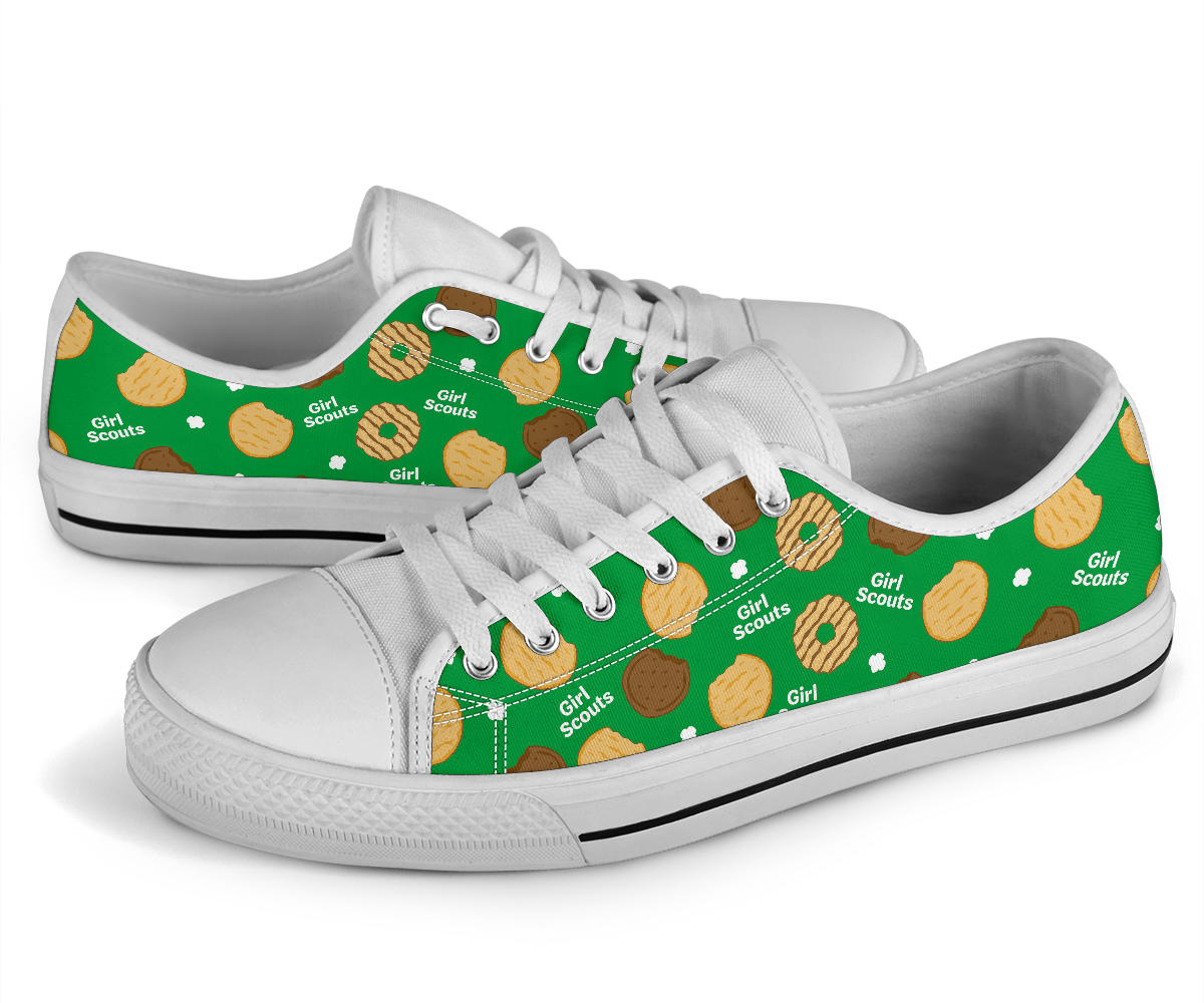 Girl Scout Cookie Shoes - Green Sneakers