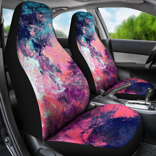 Pastel Abstract Car Seat Covers