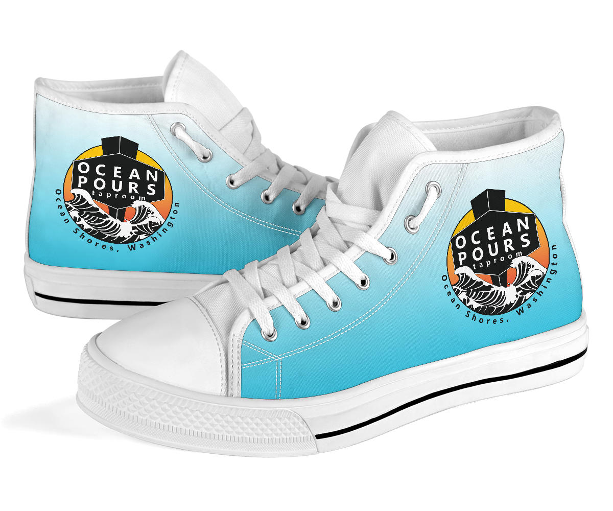 Ocean Pours High Top Shoes – product image 3