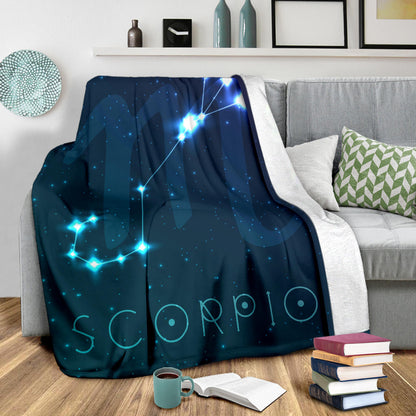 Scorpio Zodiac Blanket