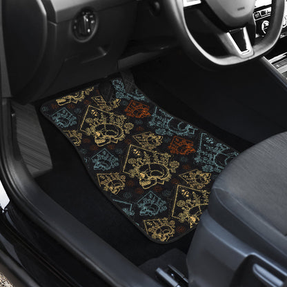 Skull Pattern Car Floor Mats