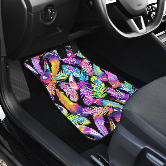 Colorful Feathers Car Floor Mats